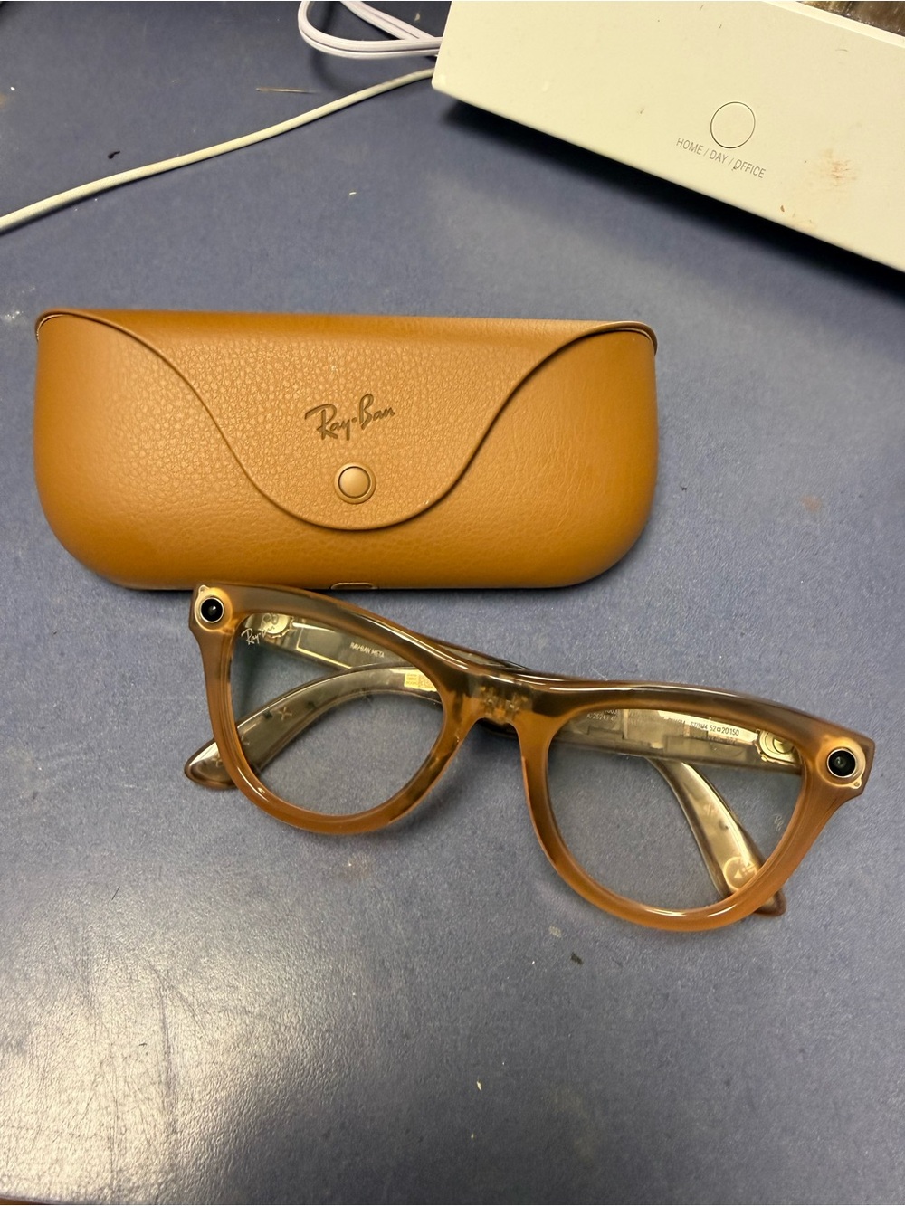 Ray-Ban Brown Eyeglasses with Case - Picture 4 of 4